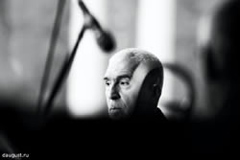 Black and white portrait of Valery Ponomarev