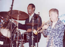 with Max Roach